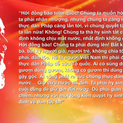 79 năm ngày Bác Hồ ra Lời kêu gọi toàn quốc kháng chiến (19/12/1946-19/12/2025)