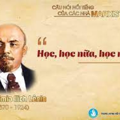 "Học, học nữa, học mãi"