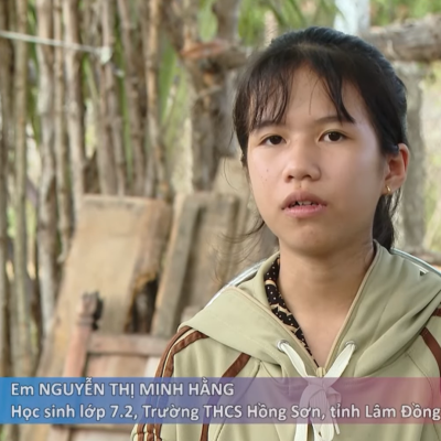 Em Nguyễn Thị Minh Hằng – Tiếp bước cho em đến trường