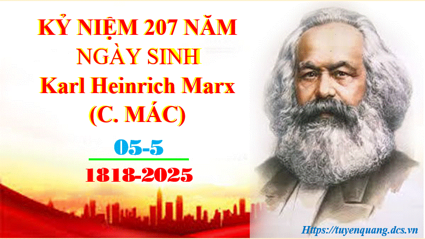 Kỷ niệm 207 năm ngày sinh Các Mác