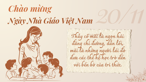 Chào mừng ngày Nhà giáo Việt Nam