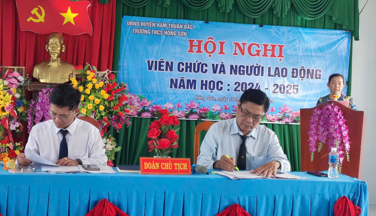 Hội nghị Viên chức và Người lao động, năm học 2024 - 2025