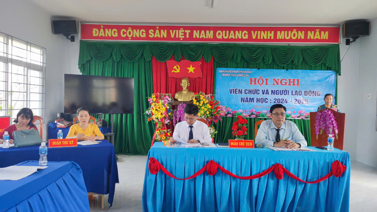 Hội nghị Viên chức và Người lao động, năm học 2024 - 2025