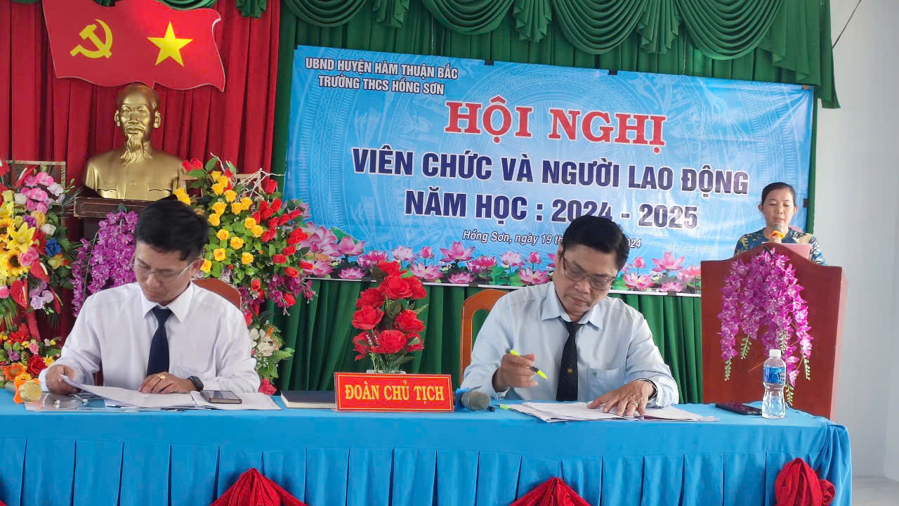 Hội nghị Viên chức và Người lao động, năm học 2024 - 2025