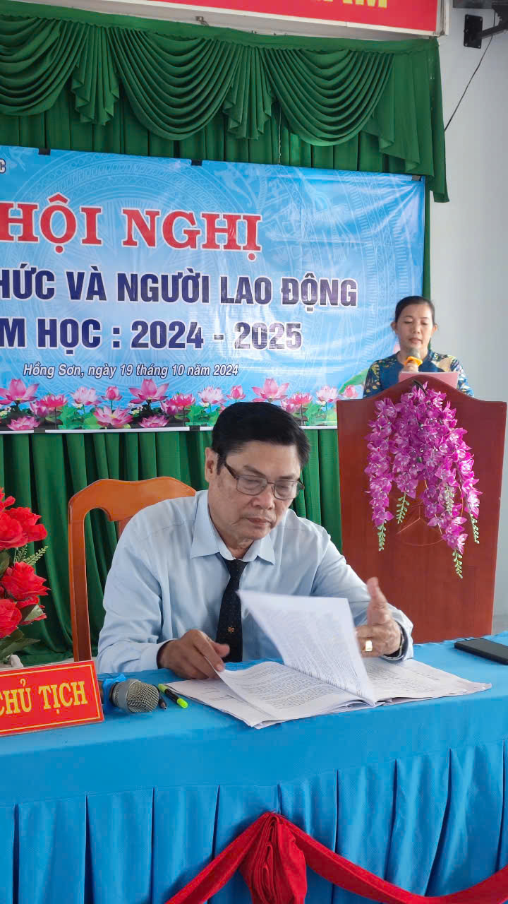 Hội nghị Viên chức và Người lao động, năm học 2024 - 2025