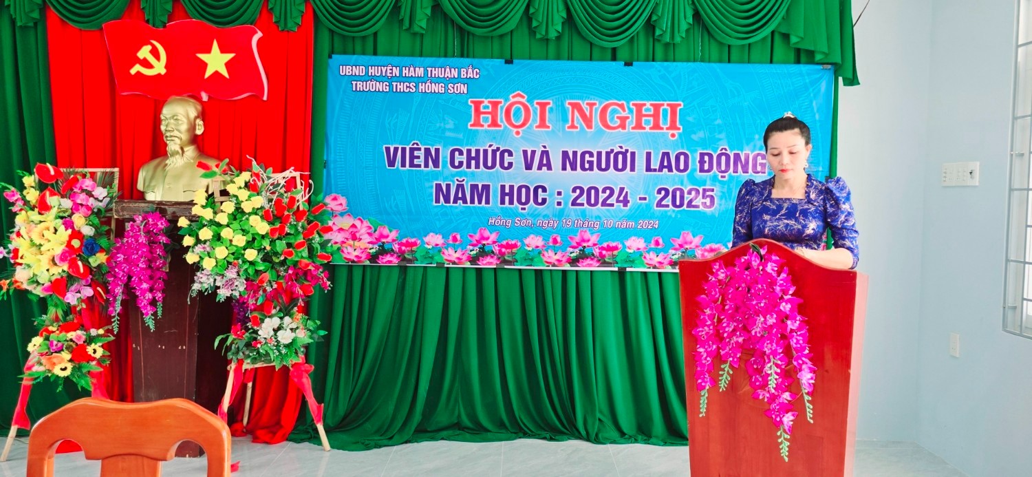 Hội nghị Viên chức và Người lao động, năm học 2024 - 2025