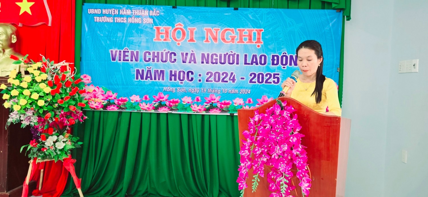 Hội nghị Viên chức và Người lao động, năm học 2024 - 2025