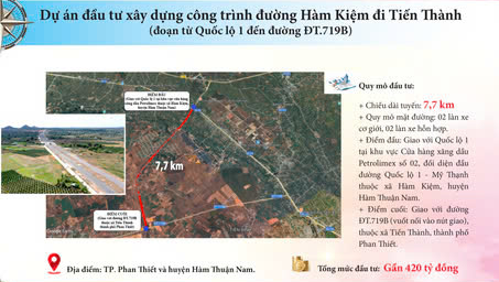 8 công trình, dự án hoàn thành và khởi công mới, chào mừng Đại hội Đảng XV tỉnh Bình Thuận